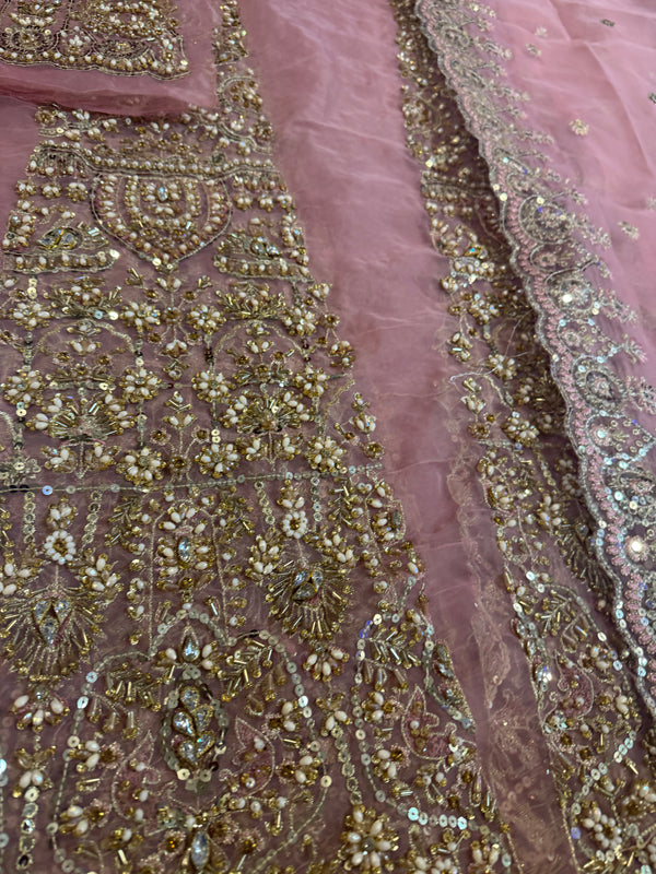 Faiza saqlain pink wedding edition