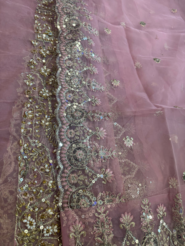 Faiza saqlain pink wedding edition