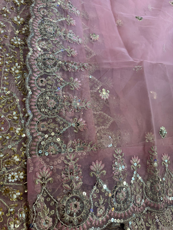 Faiza saqlain pink wedding edition