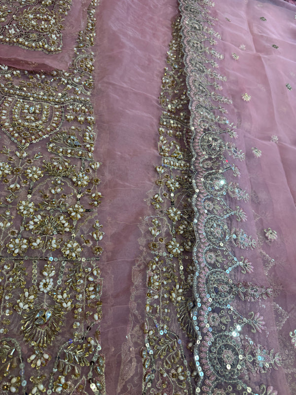 Faiza saqlain pink wedding edition