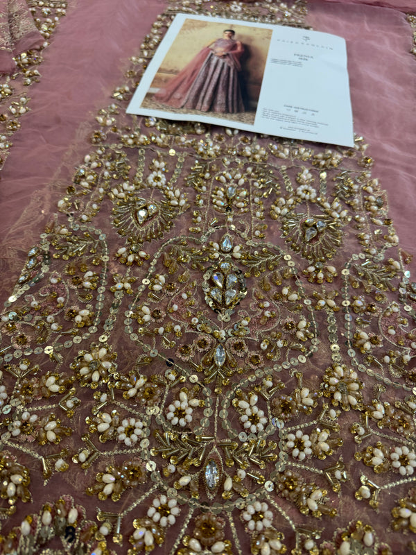 Faiza saqlain pink wedding edition