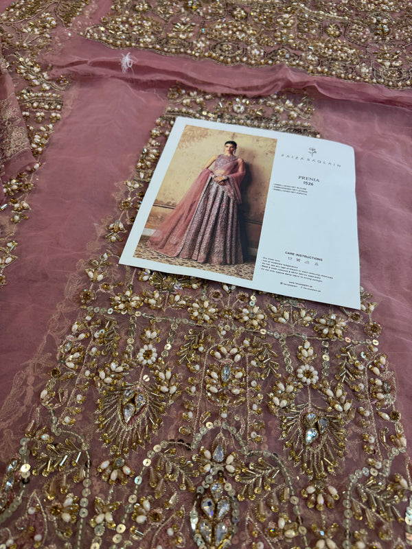 Faiza saqlain pink wedding edition