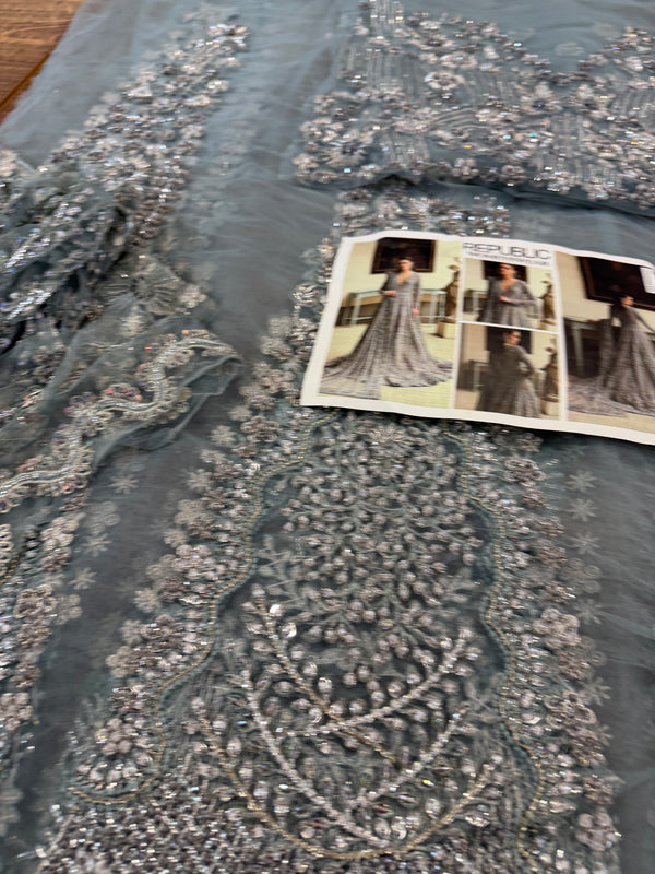 Republic womenswear grey wedding edition