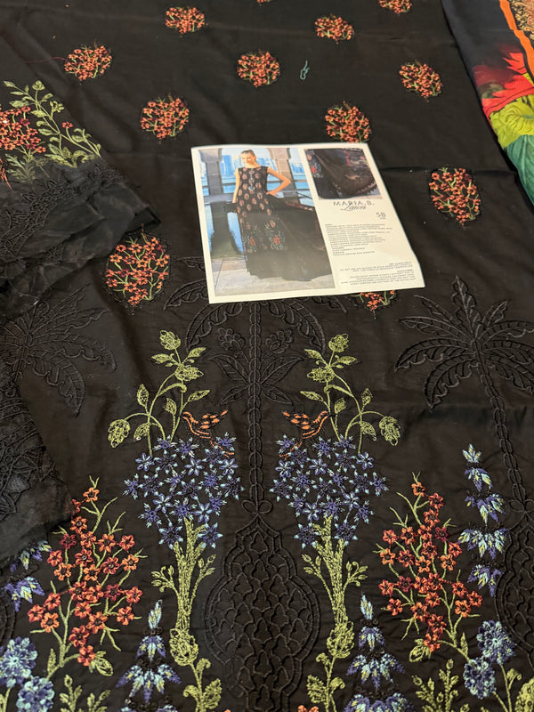 Maria b black lawn 2026