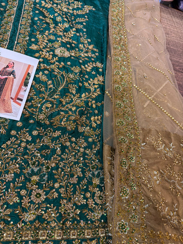 Haris Shakeel green wedding edition