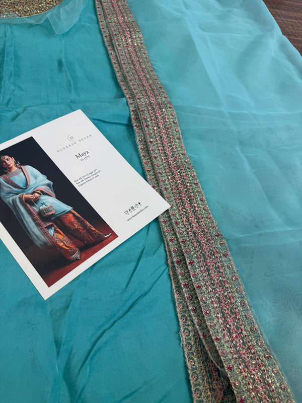 Hussain rehar sky rust wedding edition