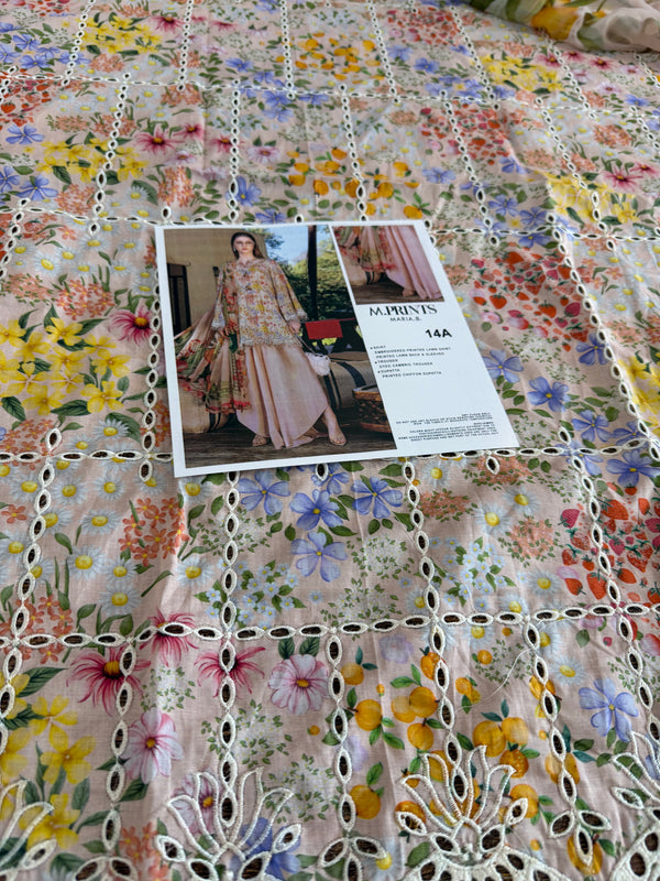 Maria b pink multi mprint 2026