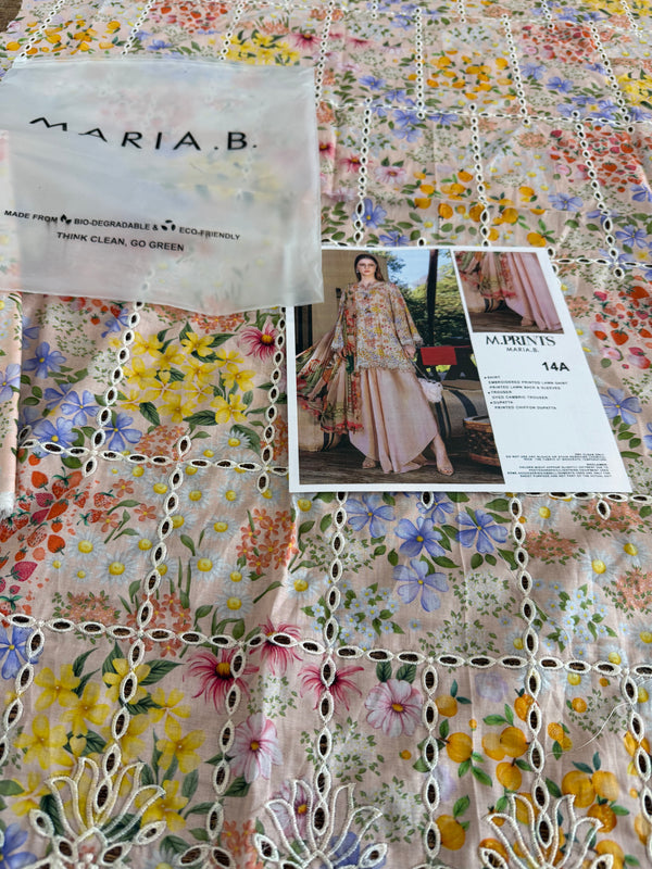 Maria b pink multi mprint 2026