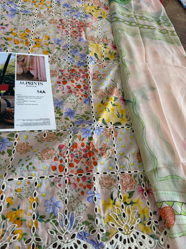 Maria b pink multi mprint 2026