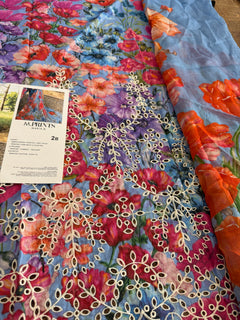 Maria b blue multi mprint 2026