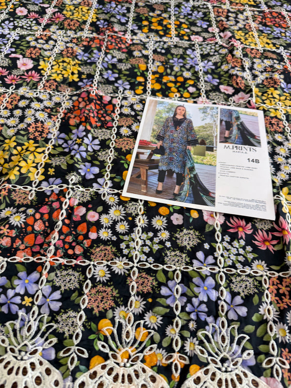 Maria b black multi mprint 2026