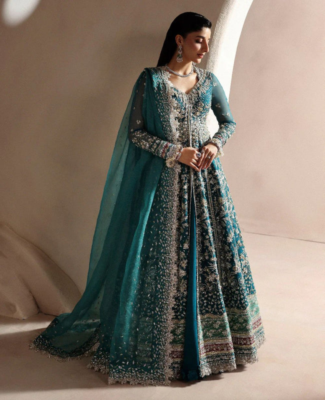 Republic womenswear teal blue wedding edition