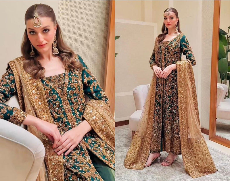 Haris Shakeel green wedding edition