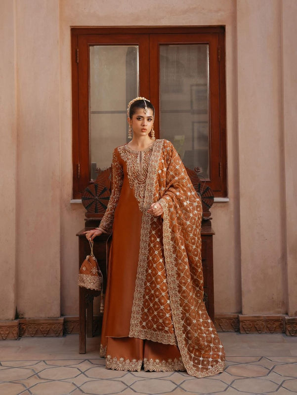 Kanwal malik rust wedding edition
