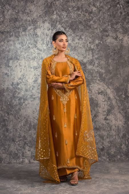 Sehrish Nadeem rust wedding edition