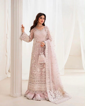 Faiza Saqlain pink wedding edition