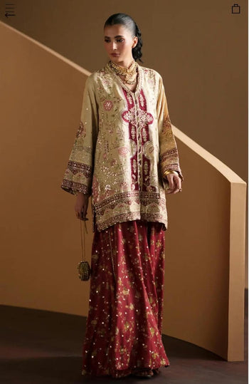 Ethnic ivory red wedding edition