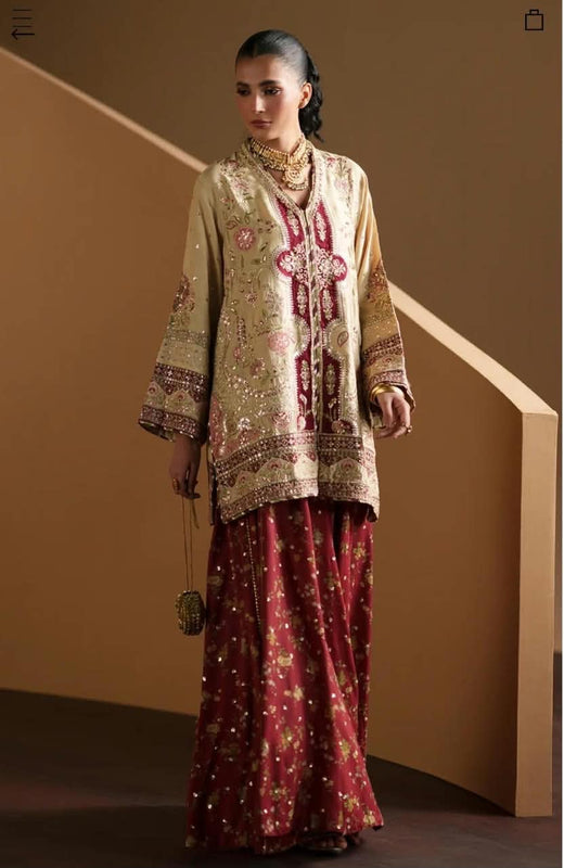 Ethnic ivory red wedding edition