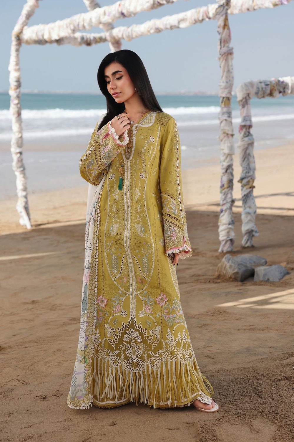 Qalamqar lime lawn 2026