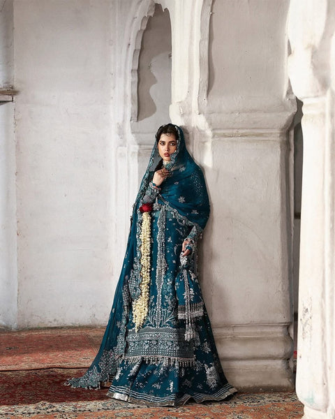 Hussain Rehar zink blue wedding edition