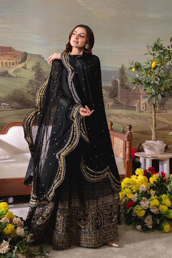 Neeshy black chiffon wedding edition