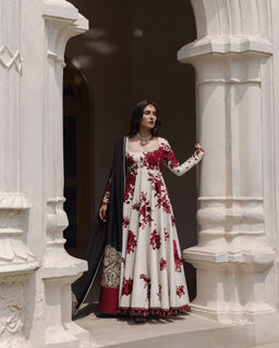 Hussain Rehar wedding edition (indian raw silk) 16 panelled