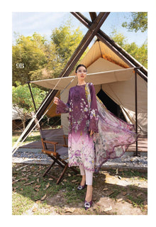 Maria B mprint purple lawn 2026