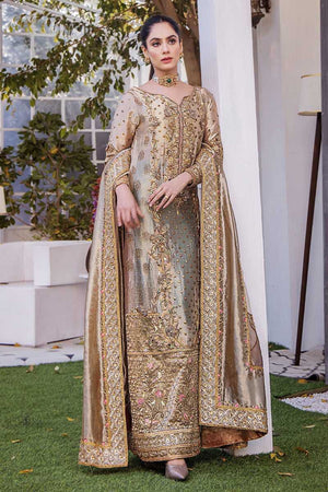 Shazia kiyani golden multi wedding edition
