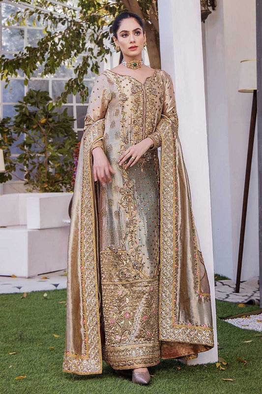 Shazia kiyani golden multi wedding edition