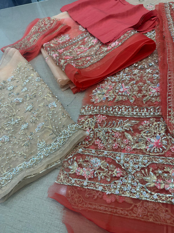 Zaha pink bridal collection