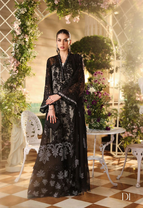 Maria B black edition chiffon