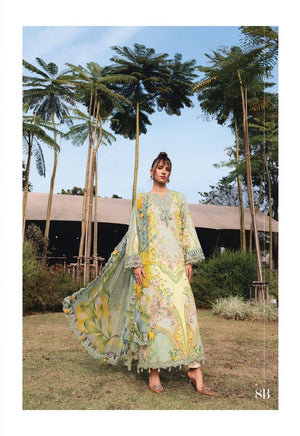 Maria B mprint yellow lawn 2026