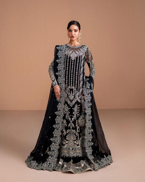 Kanwal Malik black bridal wedding edition