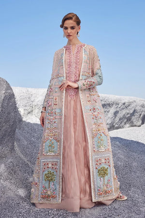 Nida Azwar pink chiffon wedding edition