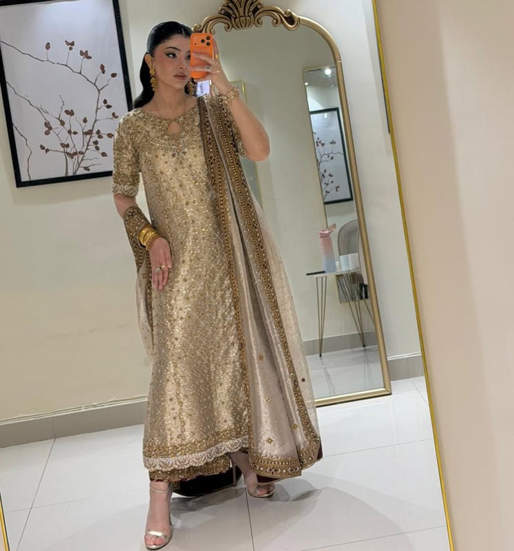 Haris shakeel wedding golden chopper edition