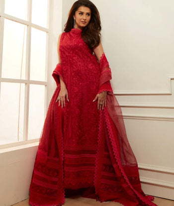 Sobia Nazir red lawn 2026