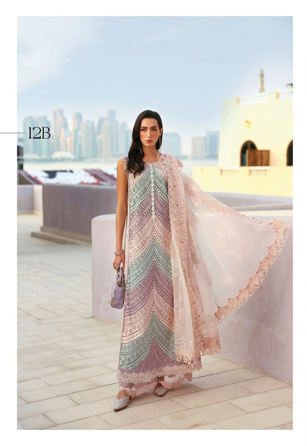 Maria B lilac multi lawn 2026