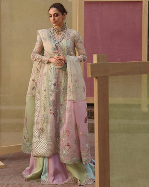 Crimson multi edition chiffon