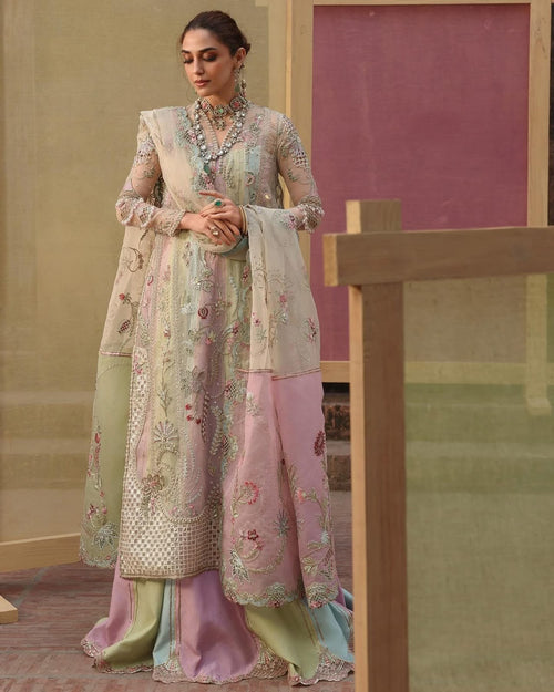 Crimson multi edition chiffon