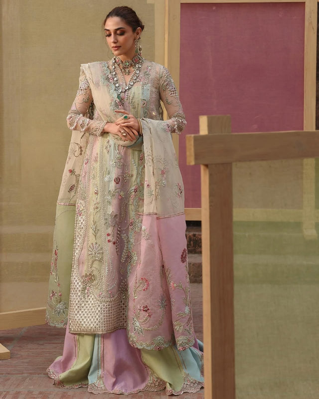 Crimson multi edition chiffon
