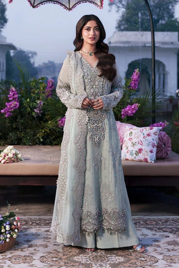Imrozia aqua chiffon wedding edition