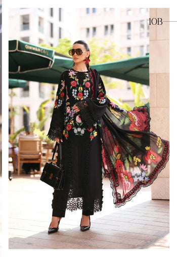 Maria B black multi lawn 2026