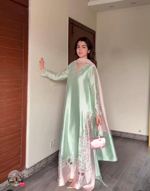 Mehak yaqoob handmade bridal chiffon collection