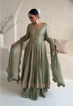 Ayesha Usman bridal chiffon