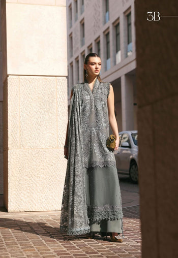 Maria B grey lawn 2026