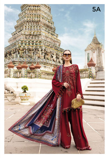 Maria B meron blue winter collection