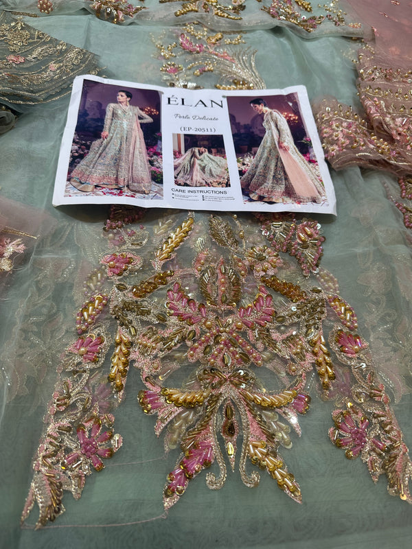 Elan sky pink bridal collection