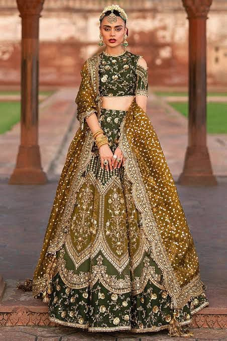 Mohsin Naveed Ranjha green wedding edition