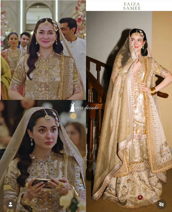 Faiza samee golden wedding edition