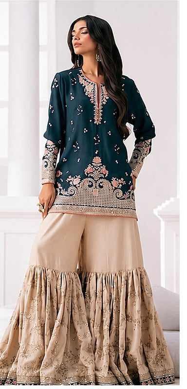Ethnic pastel zink chiffon wedding edition